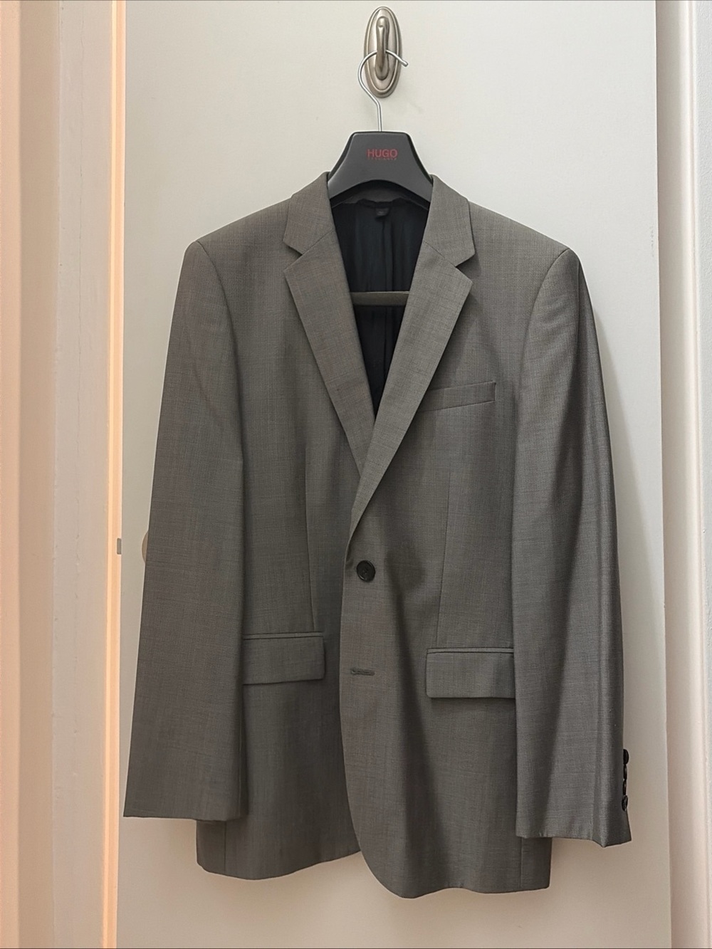 HUGO Boss Men's Light Gray Jacket 36R